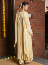 NOOR – BUTTERCUP YELLOW ANARKALI SET