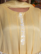 NOOR – BUTTERCUP YELLOW ANARKALI SET