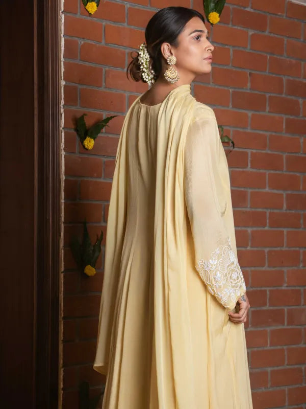 NOOR – BUTTERCUP YELLOW ANARKALI SET