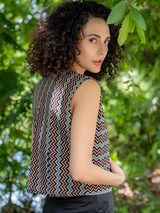 Riya Blue Stripe Dress
