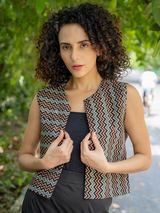 Riya Blue Stripe Dress