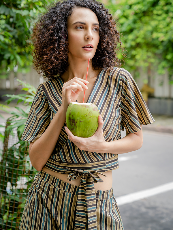Riya Forest Muse Striped Dress