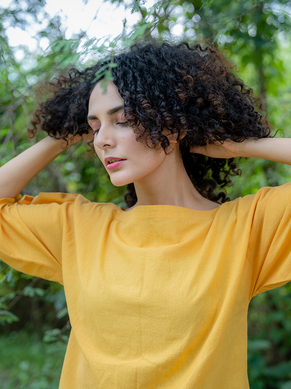 The Noe Top-Yellow