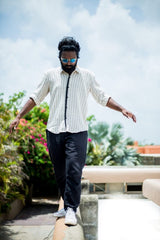 Semi Casual Shirt with Stripes