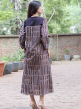 Pintuck Kurta - Nida Black