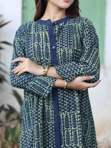 Pintuck Kurta - Nida Green