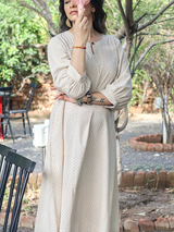 Ajrakh Polka Dot Dress