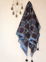 Cotton Scarf-Maroon