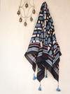 Cotton Scarf-Indigo 03