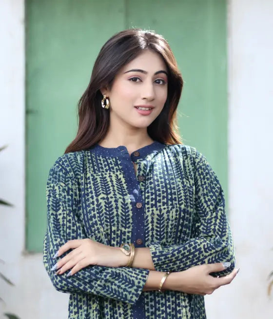 Pintuck Kurta